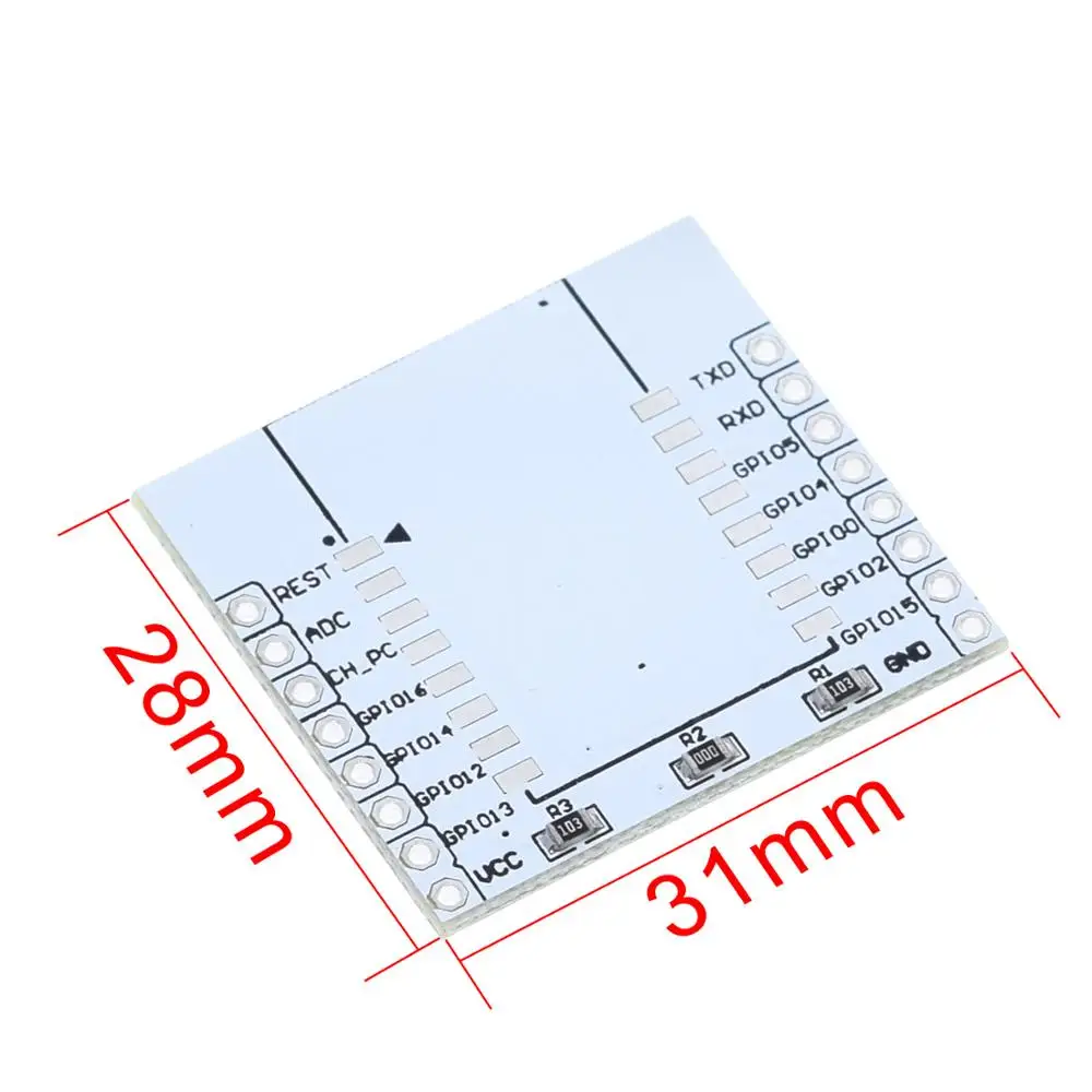 1 шт./лот ShengYang ESP8266 серийный WIFI модуль адаптер пластина относится к ESP 07 08 12E|wifi