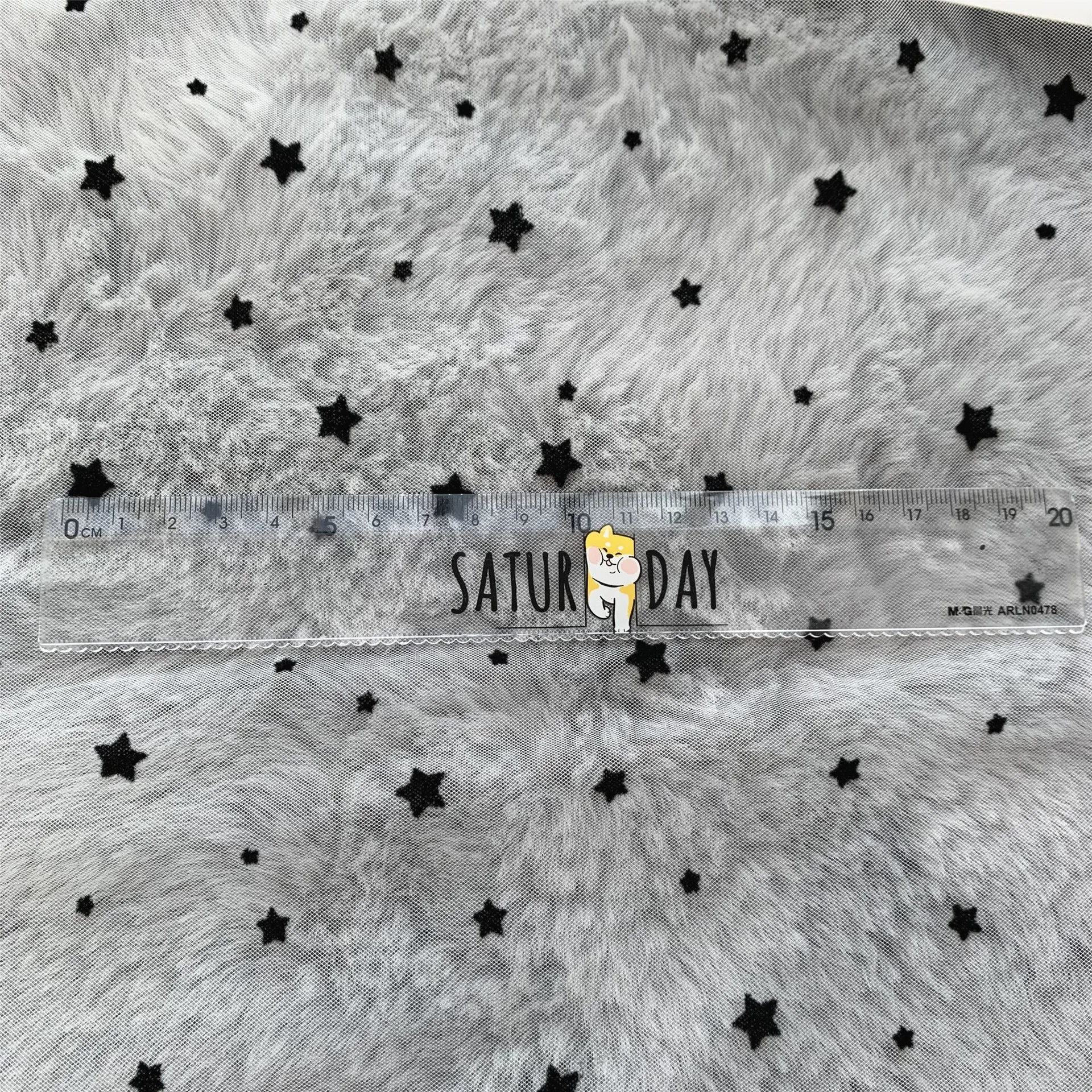 150 см в ширину 5 ярдов белый черный стекались звезды Сетка Тюль Ткань Высокое