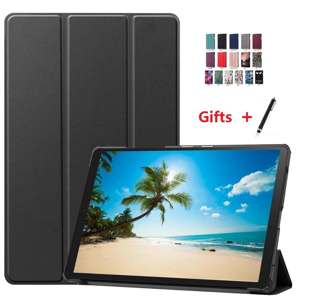 

2020 New Tablet Funda for Samsung Galaxy Tab A7 10.4'' Folio Flip PU Leather Cover Case for SM-T500/T505/T507 Case Free stylus