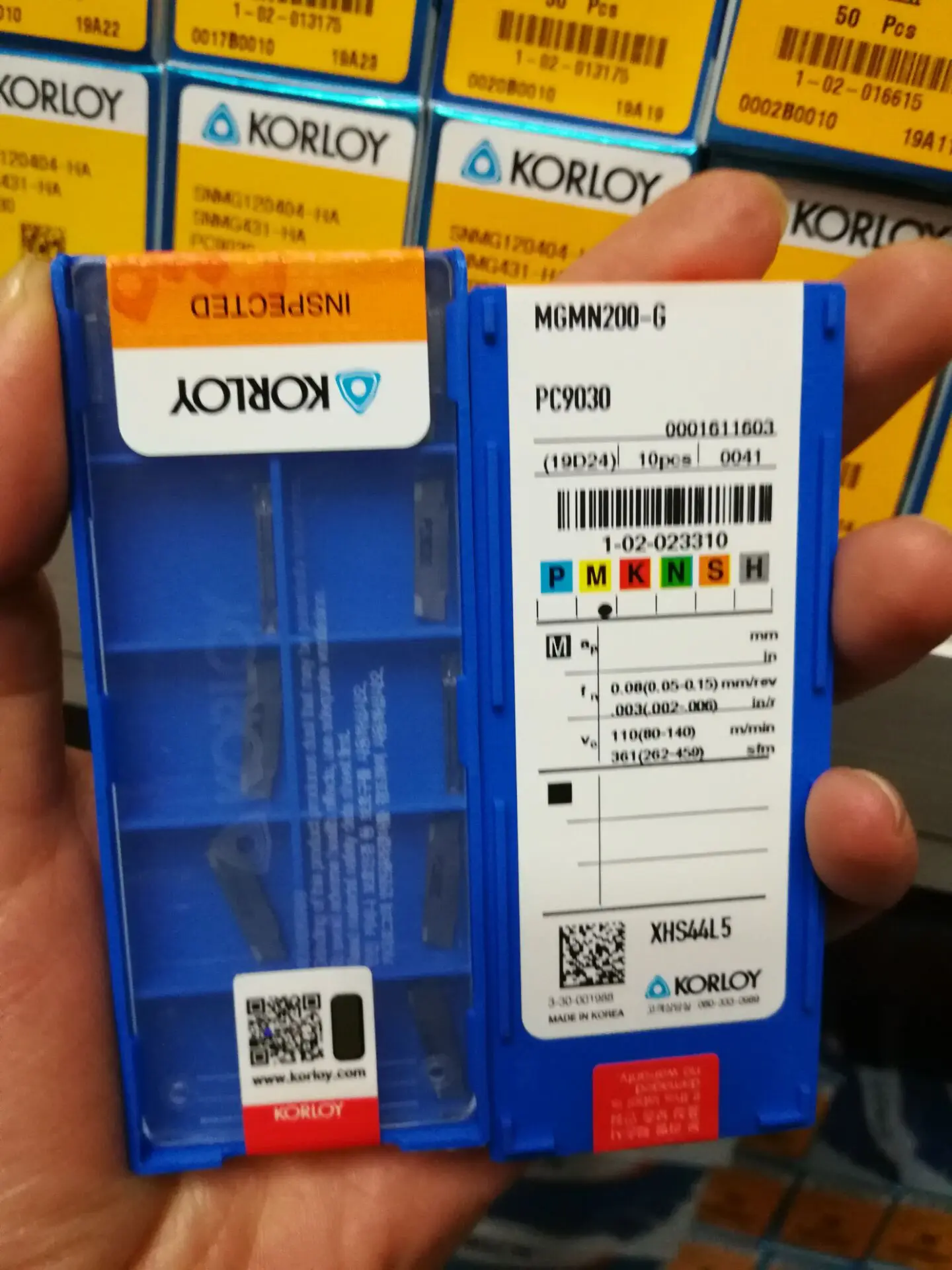 10 шт./лот MGMN200 G PC9030 100% оригинальный резцы для токарного станка Запчасти KORLOY