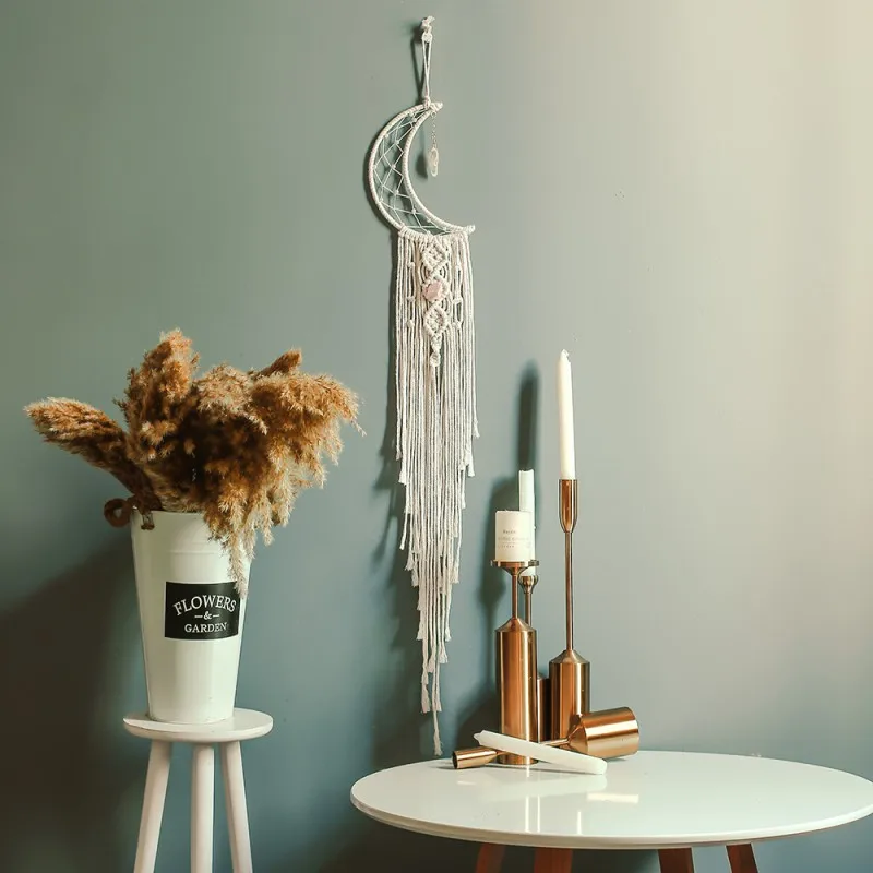 

Плетеный макраме ручной работы, настенный гобелен, свадебное украшение для стены, Декор для стены дома, гостиной, дома, Декор, искусство