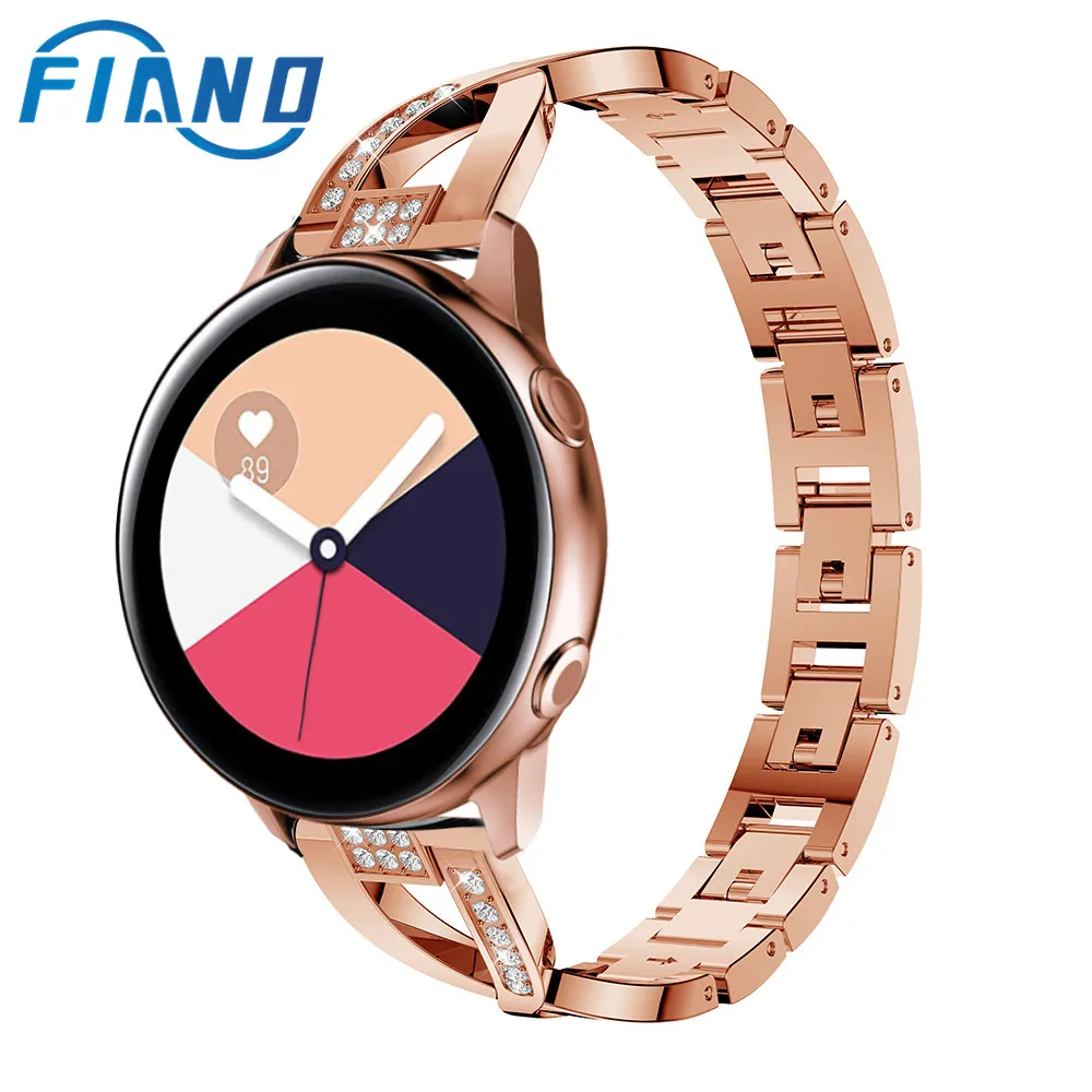 Стальной ремешок Fiano для часов Samsung galaxy активный из нержавеющей стали | Наручные