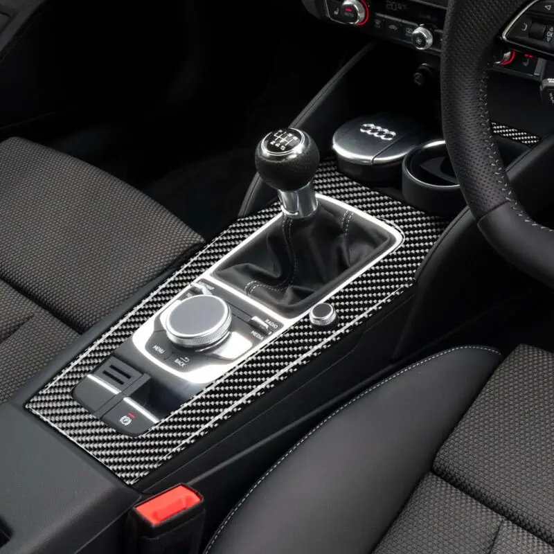 

For Audi A3 14-18 Right Drive Control Shift Position Panel Carbon Fiber Sticker