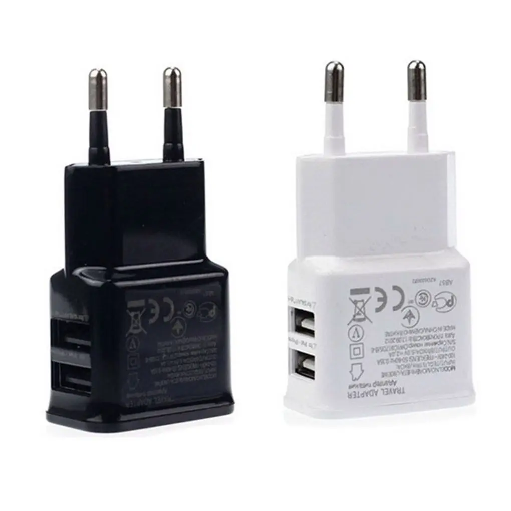 1 шт. Dual USB Автомобильное зарядное устройство 5V 2A быстрой зарядки Дорожная
