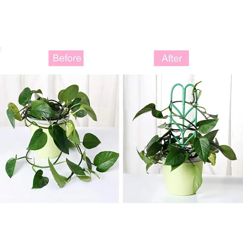 3 шт. Мини DIY форма листьев садовые решетки растения горшки для альпинизма в