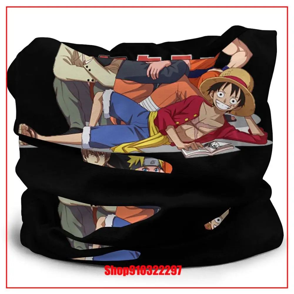 Аниме The-Shonen-Club Bleach Death Note Dragon Ball Z Goku Luffy Manga Mashup Naruto цельная маска для лица | Спорт и