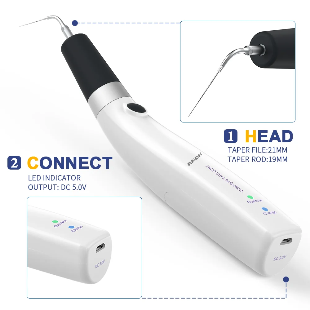 

Hot Sales AH-Endo-IR Dental Endodontic Supply ENDO Ultra Activator Wireless Irrigation Handpiece Root Canal Instruments