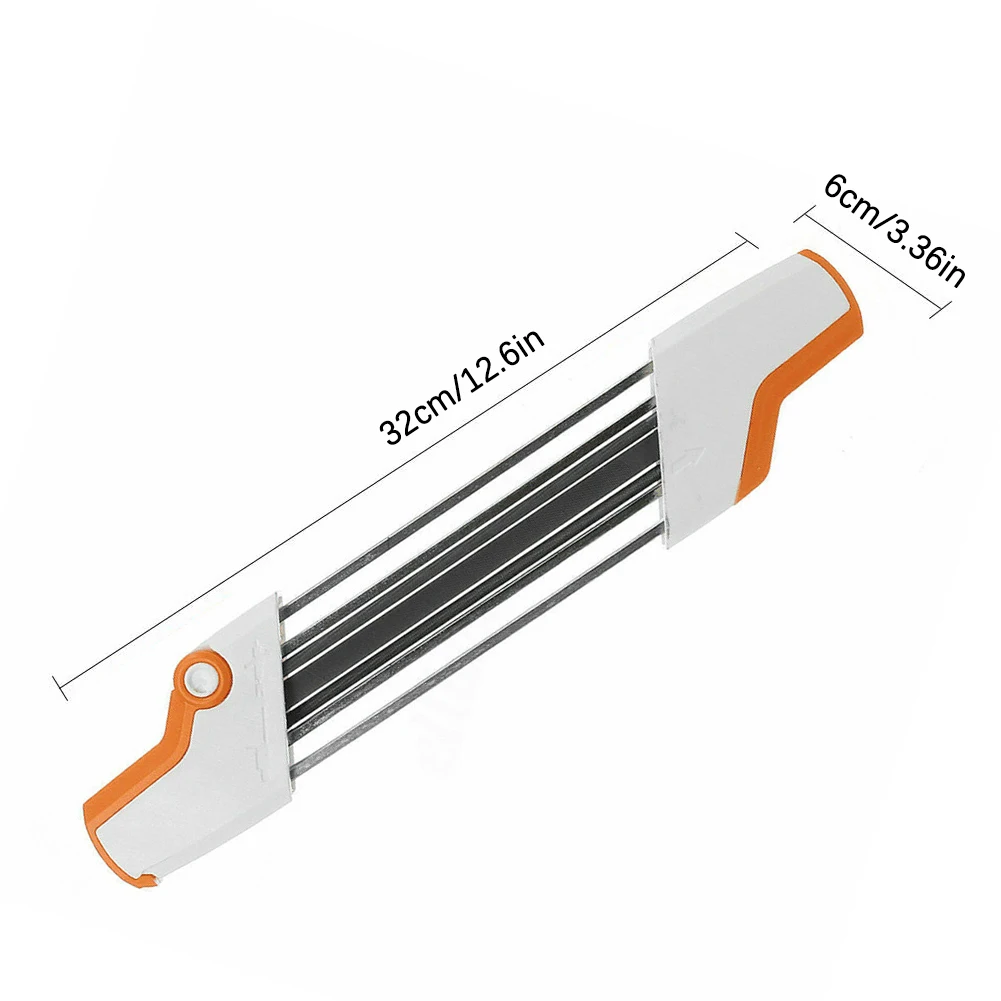 

4mm 2 In 1 Chainsaw Chain Sharpener Multifunction Easy Chainsaw File Chain Sharpener Whetstone Kits Manual Chain Sharpener Tool