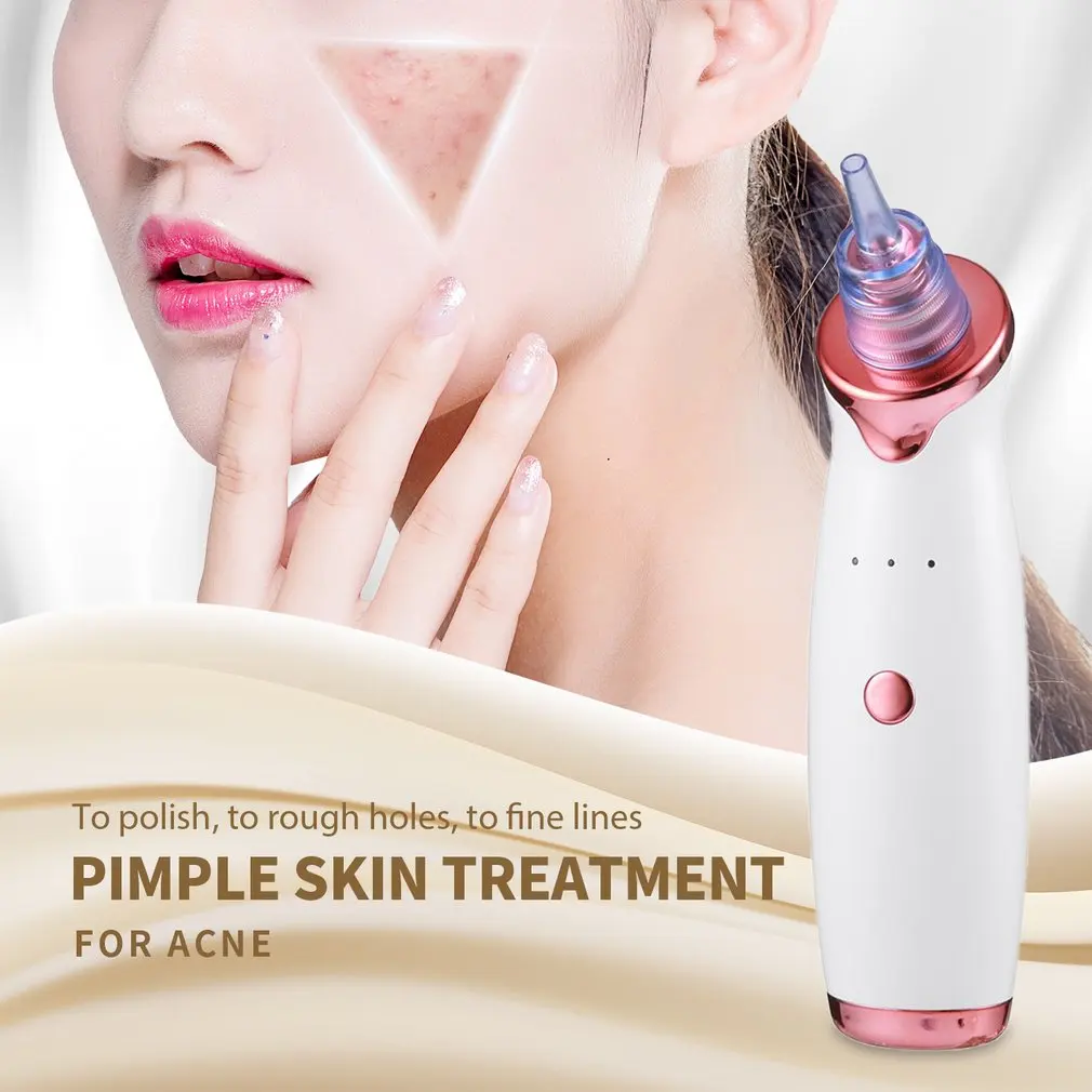 

New Facial Blackhead Remover Electric Acne Cleaner Blackhead Black Point Vacuum Cleaner Tool Black Spots Pore Cleaner Machine