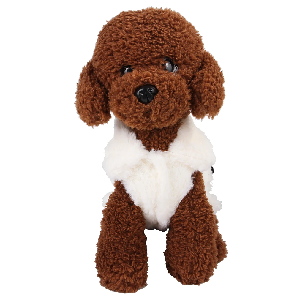 Осенне-зимняя теплая куртка с капюшоном для собак и кошек куртки щенков одежда