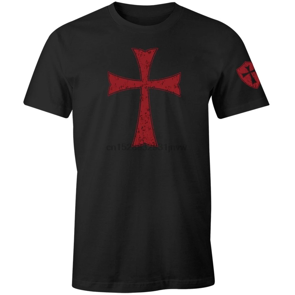 

Fantastic Tees Knights Templar Crusader Cross Men T Shirt
