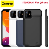 10000mah battery case for iphone 12 pro 11 pro max power bank charging charger cover for iphone xs max xr 7 8 plus 6s se 2020