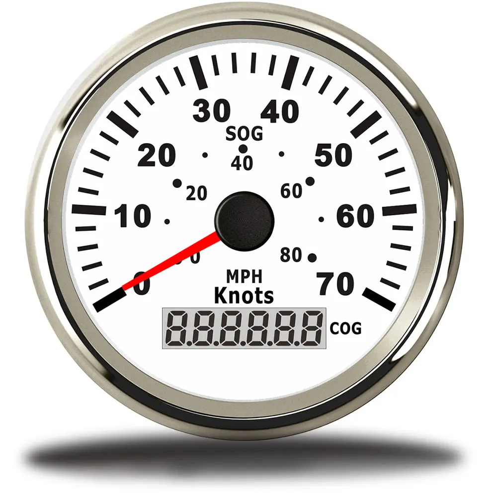 85 мм Универсальный GPS измеритель скорости одометр 0 70 узлов 80 миль/ч для лодочных