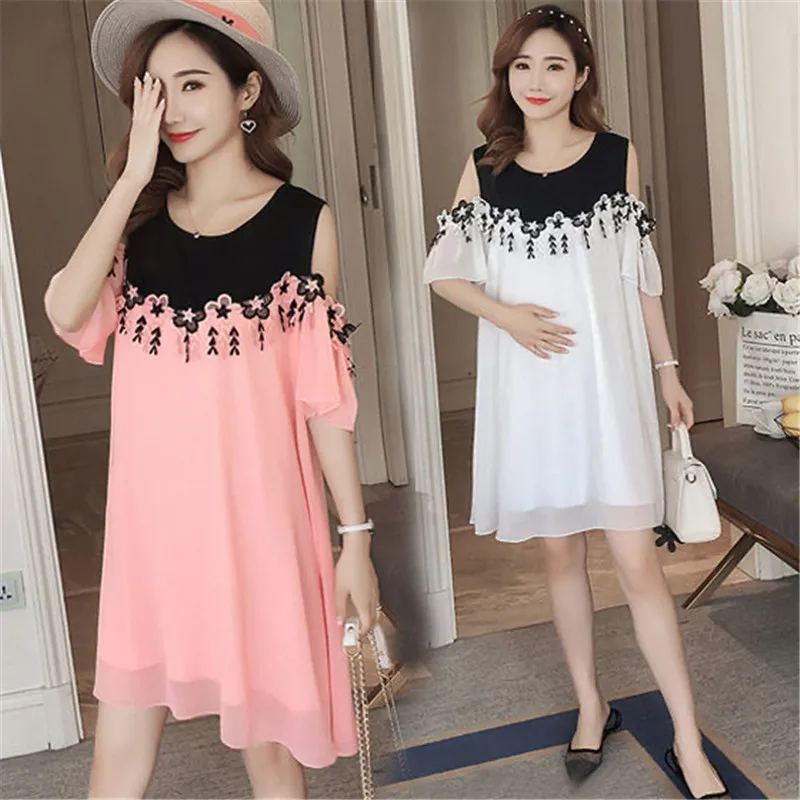 Платье для беременных женщин летнее платье повседневное свободное