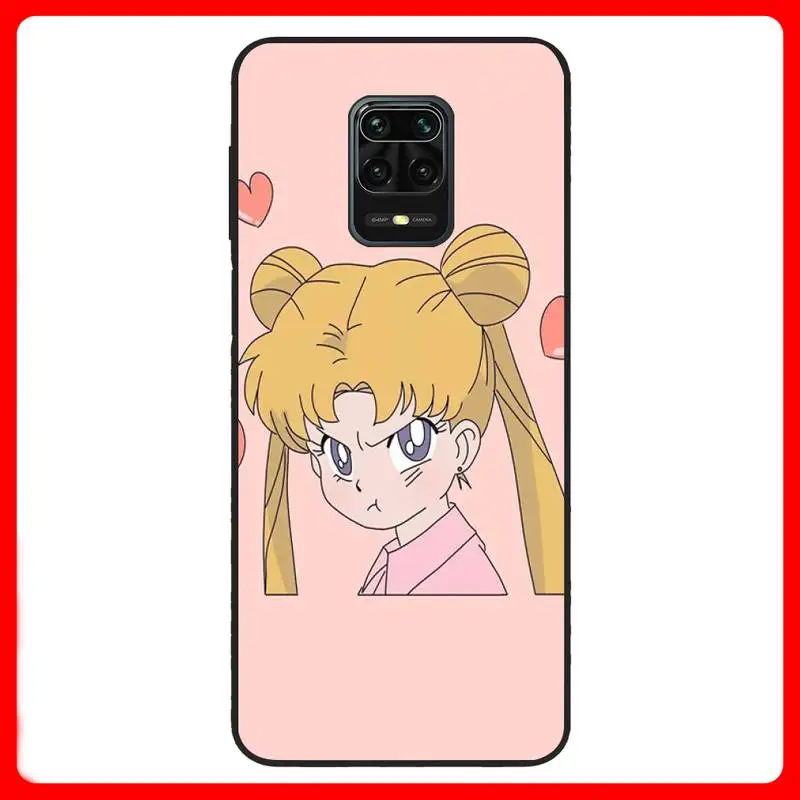 

Cartoon Sailor Moon Simple Phone Case For Xiaomi A1 A2 6 8 9 10 MIX MAX 2 2S 3 Note 10 Cc9 Lite Plus Se Tpro Pro Smartphone