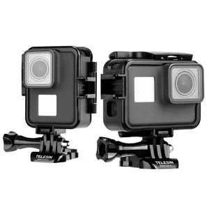 vertical frame for gopro camera protection frames tripod backpack mount support vertical frame cage for gopro hero 7 6 5 free global shipping