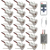 IP65 Mini Spotlight Downlight 12V Canopy Led Spots Dimmable Kitchen Cabinet Light Recessed Ceiling Light with Remote Control