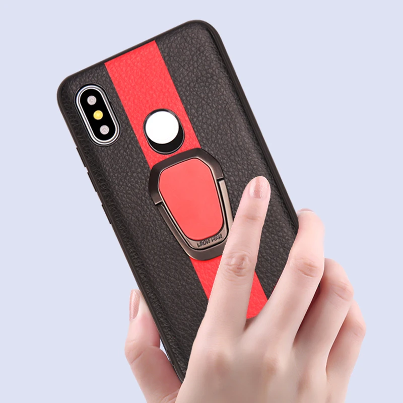 Luxury Car Phone Case For Xiaomi Mi 9 SE 9T A3 Pocophone F1 CC9 Cover TPU Edge Rotating Bracket Ring Redmi 7 7A K20 Pro Capa |