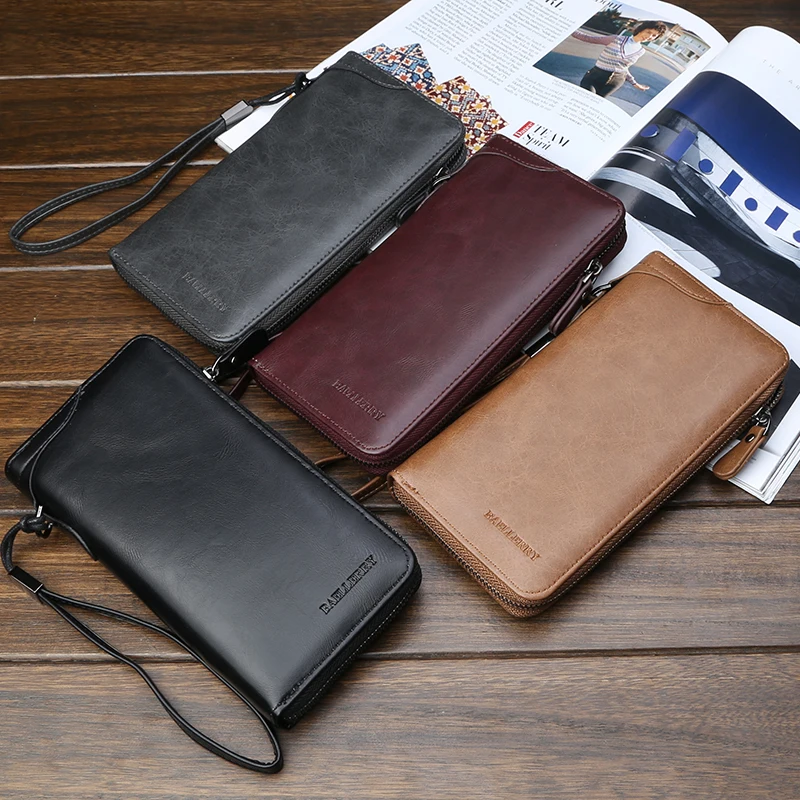 Мужской кошелек деловая Повседневная многофункциональная сумка модная