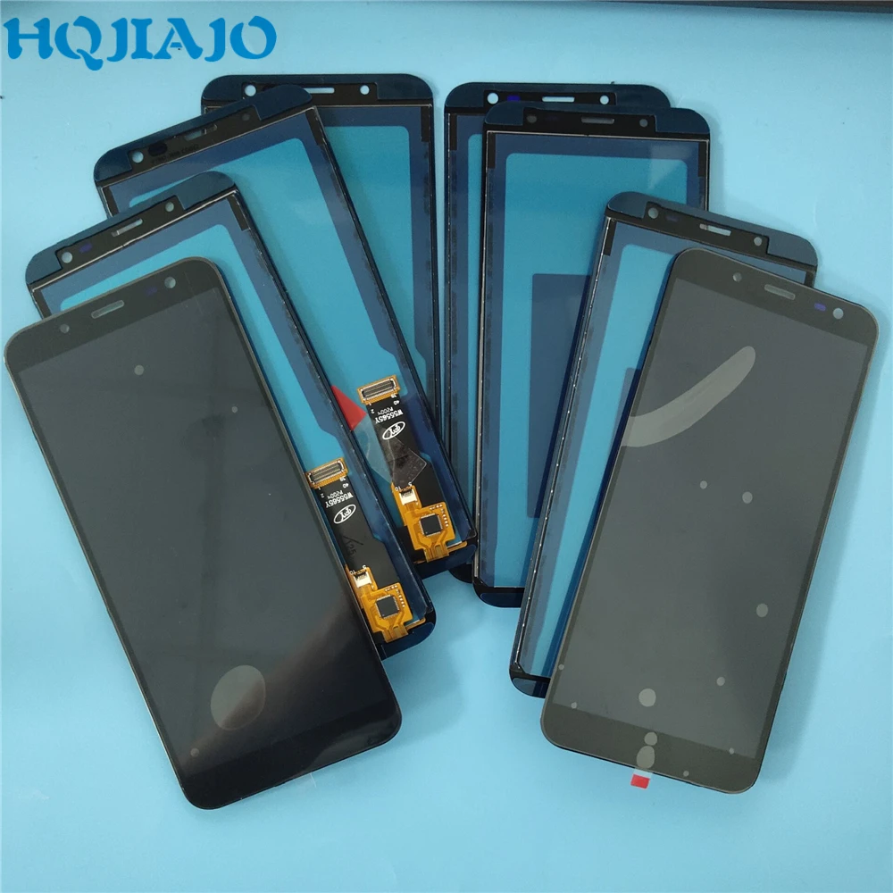 10 шт./лот LCDs для Samsung J600 J6 2018 Настройка ЖК дисплея сенсорный экран дигитайзер