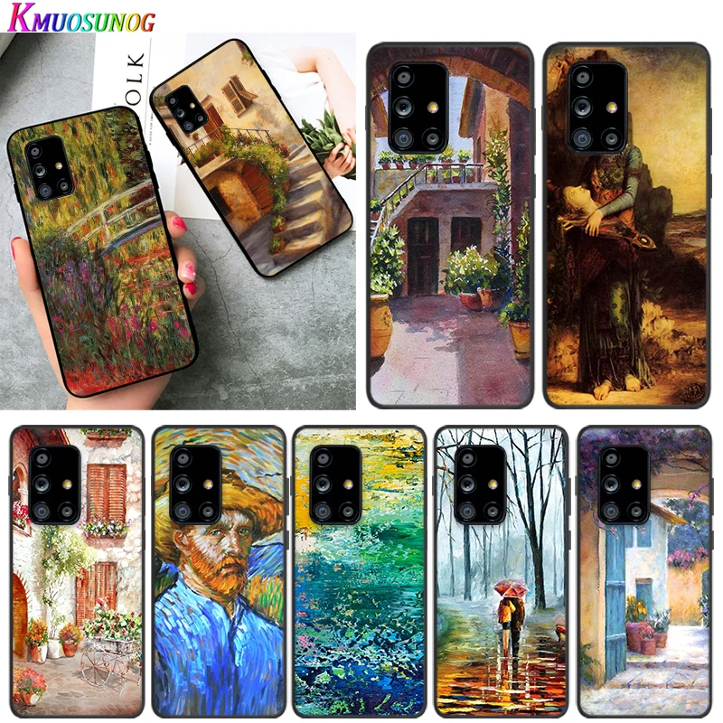 

Art paintings for Samsung A91 A81 A71 A72 A52 A51 UW A42 A41 A32 A31 A21 A12 A02S A11 Black Phone Case