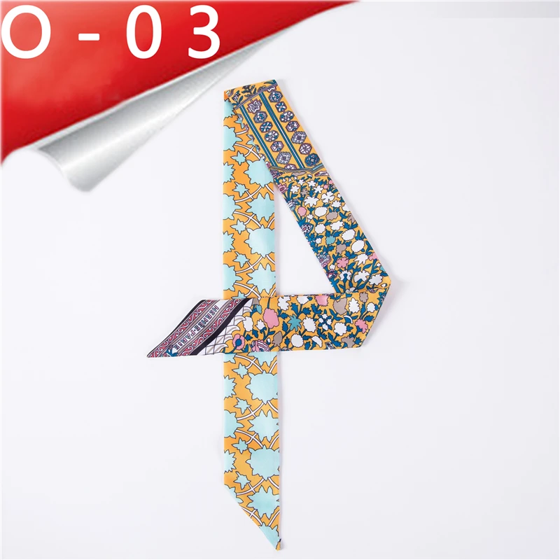 Женский шарф для волос Новый ободок роскошный саржевый небольшой Шелковый с