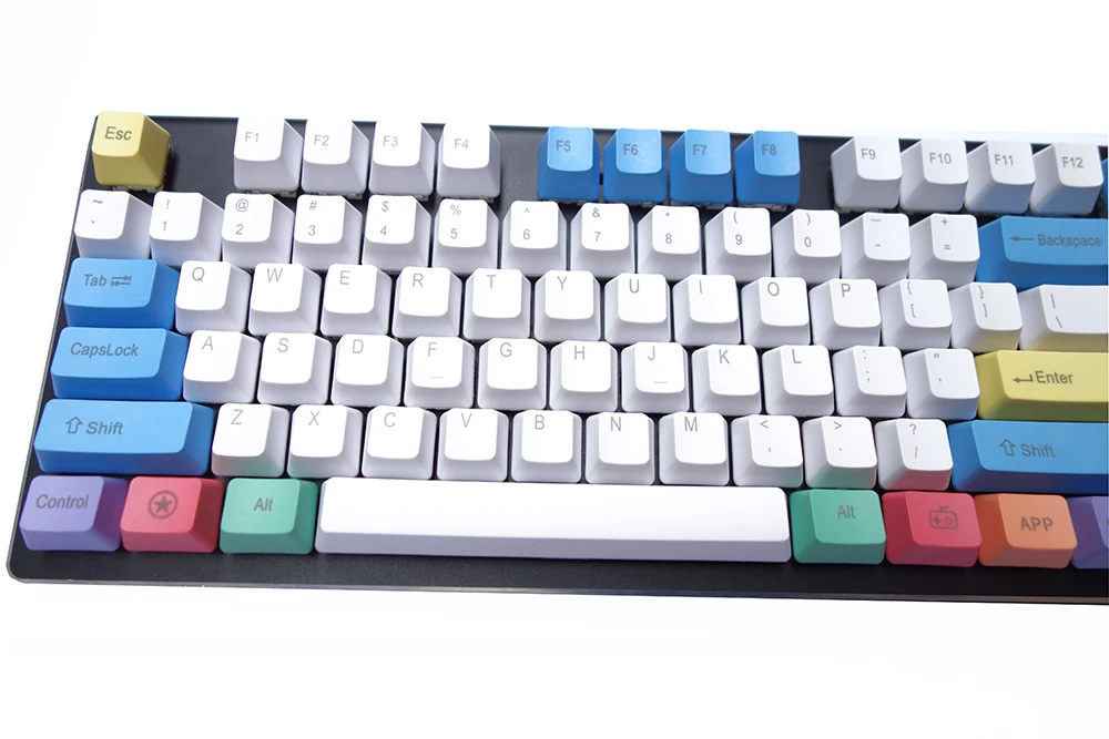 Мел клавишный колпачок от производителя профиль толстый pbt Keyset лазерный гравированный ANSI макет для переключатели Cherry MX механической клавиатуры