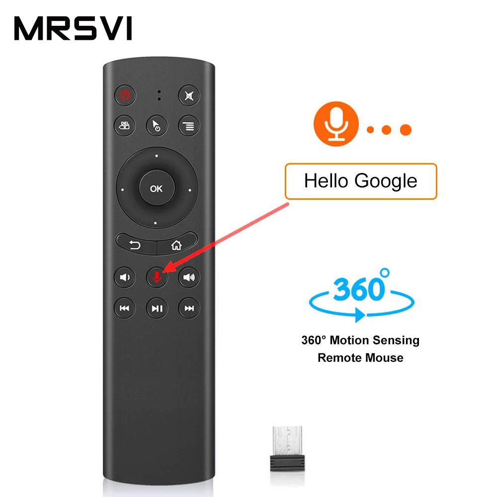 Голосовое управление MRSVI G20 2 4G Беспроводная клавиатура G20S Fly Air Mouse ИК пульт