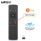 Пульт дистанционного управления MRSVI G20, беспроводная 2,4G, воздушная мышь, клавиатура, датчик движения, для Android TV Box, ПК