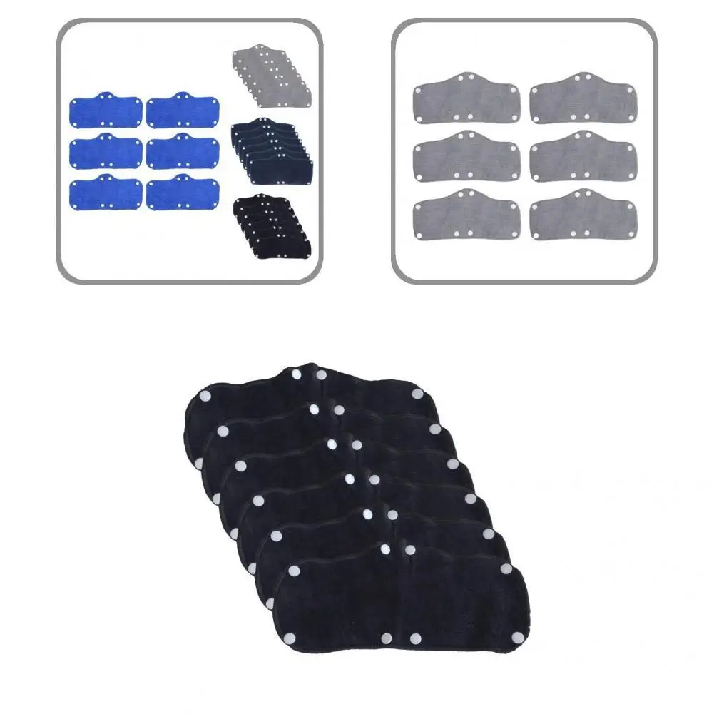 

6Pcs/Set Sweat Strap Lightweight Reusable Skin-friendly Fine Texture Helmet Sweat Strap Helmet Sweat Strap for Camping