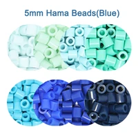 blue color 5mm 1000pcs yantjouet hama beads for kids iron fuse beads diy puzzles high quality gift children toy