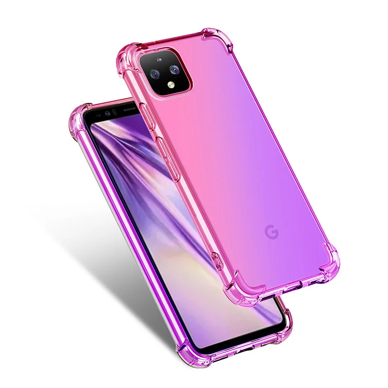 Чехол для телефона с градиентом Google Pixel 4 4XL мягкий силиконовый чехол из ТПУ