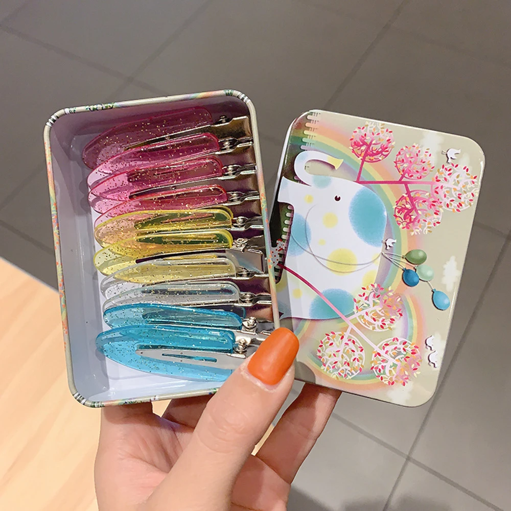 

10Pcs/Box Seamless Hair Clips Bangs Seamless Clip Makeup Hair Styling Tools Women Girls Barrettes Accessories Hair Headdress