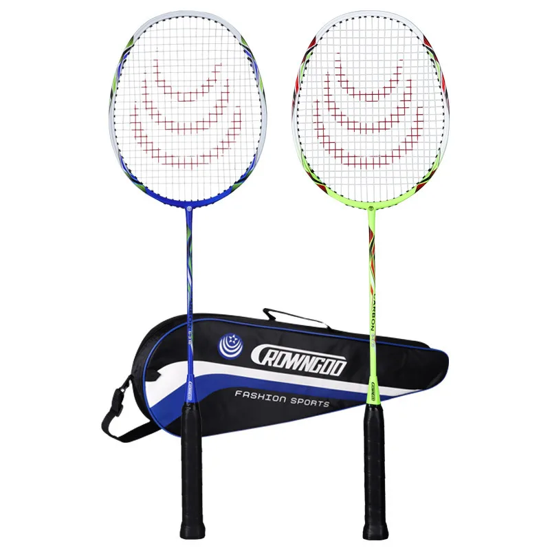 

New Arrival Professional Training Game Carbon Badminton Racket Men And Women High-end Racket With Bag -40