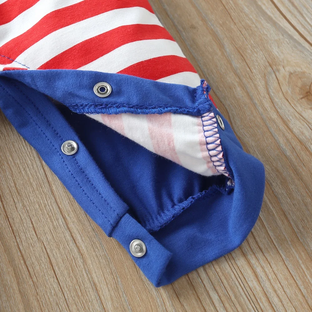 

New Born Baby Boy Girl Long Sleeve Lovely Striped Dinosaur Printed Cotton Hoddies Rompers Winter Casual Romper Playsuit Clothes