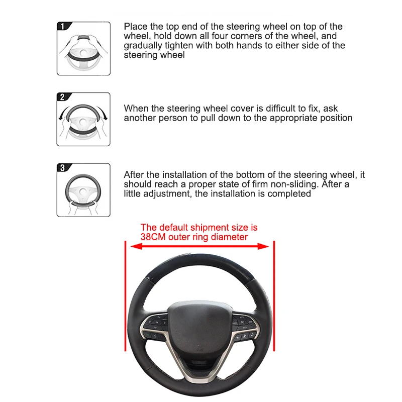 38CM Steering Wheel Cover Car For Women Beetle Print Anti-Slip Accessories 2019 New arrival | Автомобили и мотоциклы