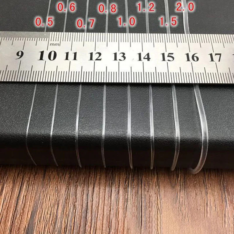 Прозрачный эластичный веревочный шнур с кристаллами бисер для самостоятельного