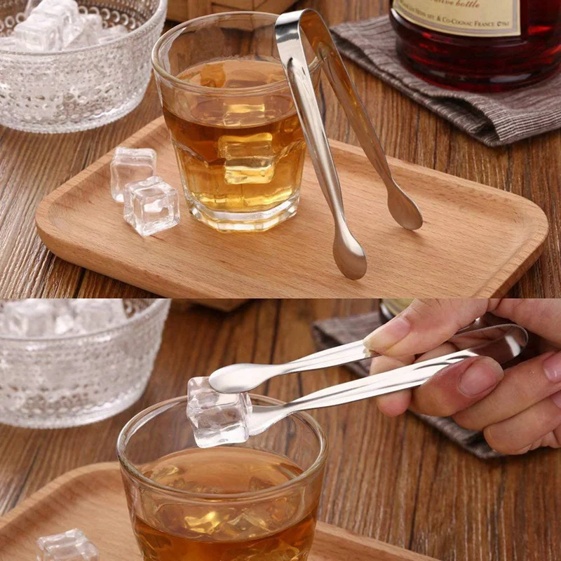 

Sugar Tongs Set of 6 Grade Premium Stainless Steel Ice Tongs & 2x Pastry Cutter & Dough Scraper Set,Stainless Steel