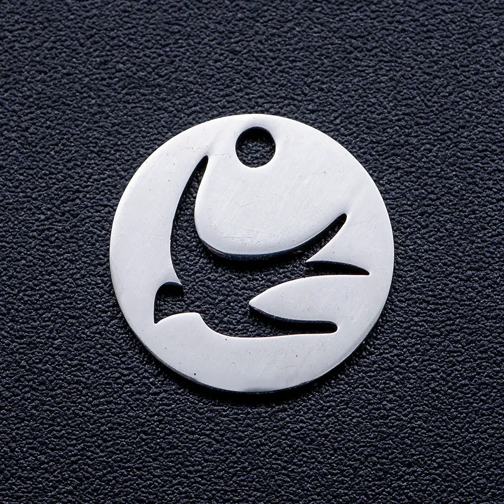 10 шт./лот Ласточка DIY ювелирные подвески оптовая продажа 100% нержавеющая сталь