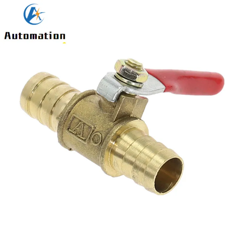 Пневматический кран с красной ручкой 6-12 мм шланг из латуни фитинги для труб воды