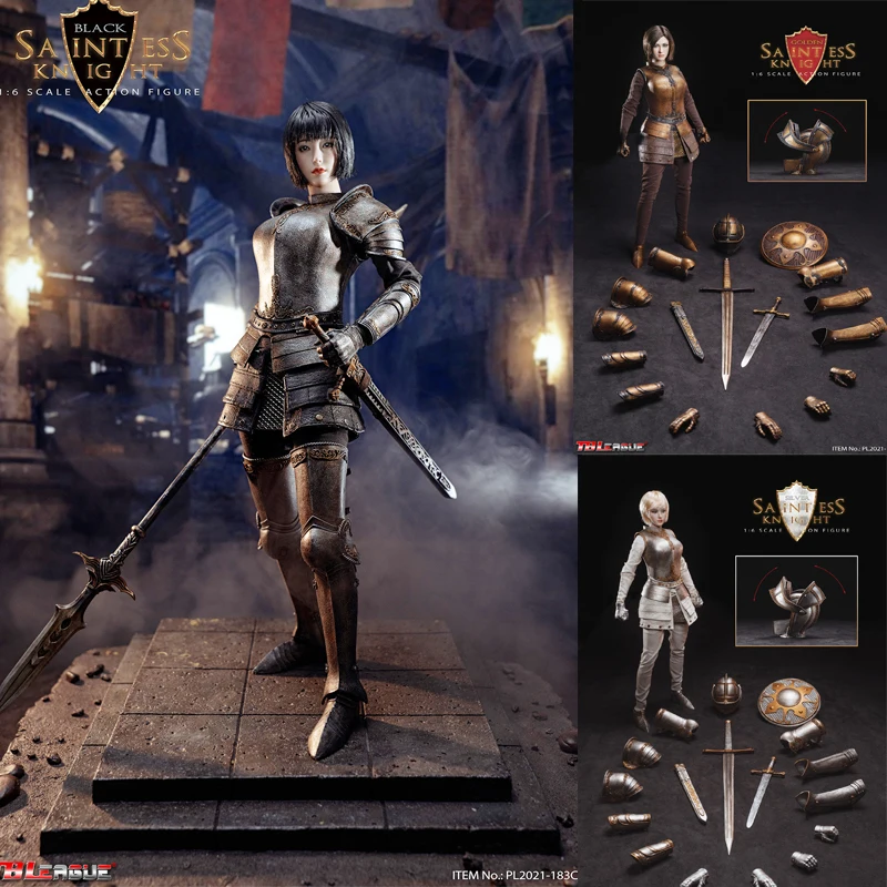 

In Stock TBL PL2021-183 1/6 Saintess Knight Figure Model 12'' Female Soldier Action Doll Full Set Toy