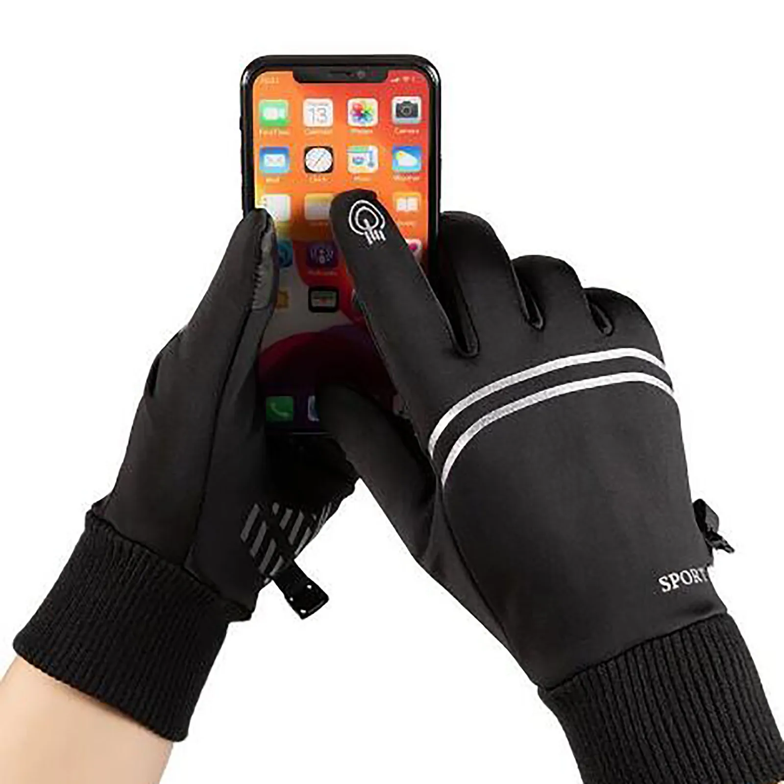 

Winter Cycling Gloves Ski Outdoor Gloves Telefingers gloves Waterproof Warm Gloves Touch Screen Bicycle Full Finger Gloves