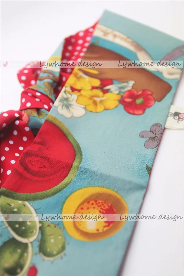 Женская винтажная бандана в горошек с бантом и ручной работы |