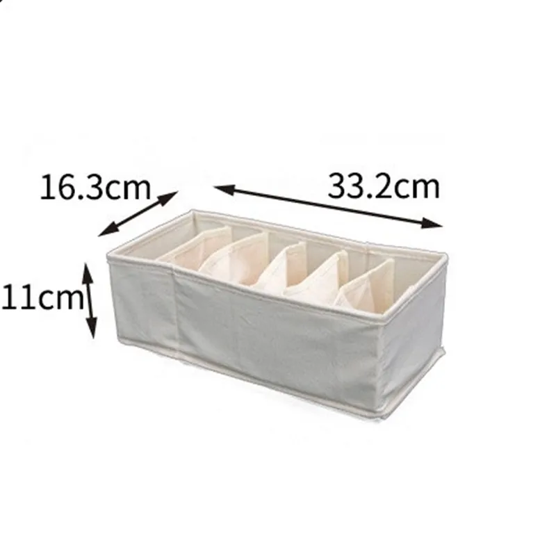 1pc 6 grid HIFUAR ящики для хранения, органайзер для галстука, носков, шорт, бюстгальтера, нижнего белья, разделитель ящика, органайзер для шкафа, Ropa Interior Organizador box - Цвет: 1pc 6 grid