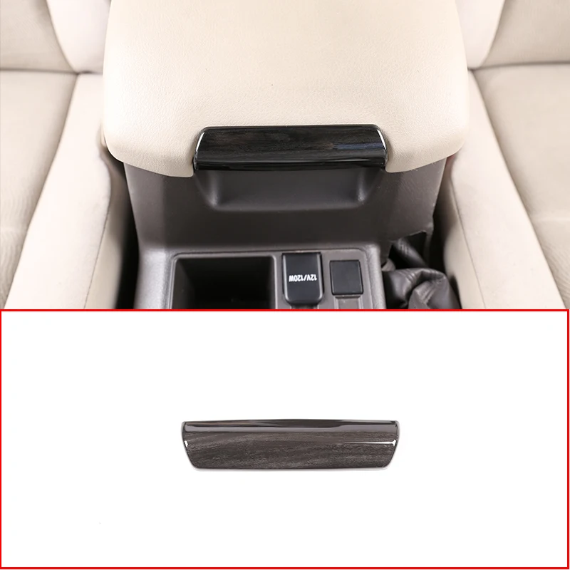 1 шт. для Toyota Land Cruiser Prado FJ150 150 2010- черный деревянный интерьер АБС-системы автомобиля подлокотник украшение с блестками аксессуары