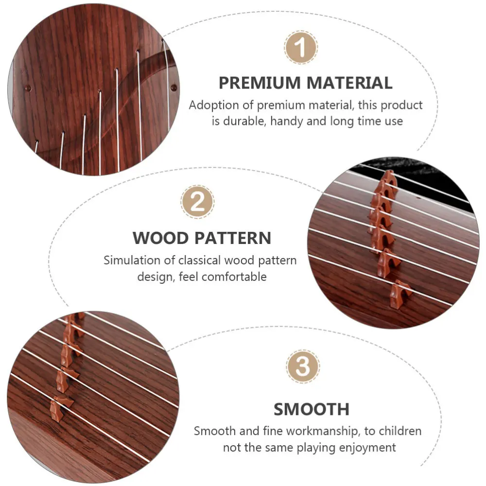 

1pc Children Practice Guzheng Instrument for Child (Random Color)