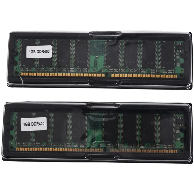 2x1 ГБ PC3200 без кода коррекции ошибок DDR 400 МГц памяти высокой плотности 184 pin DIMM
