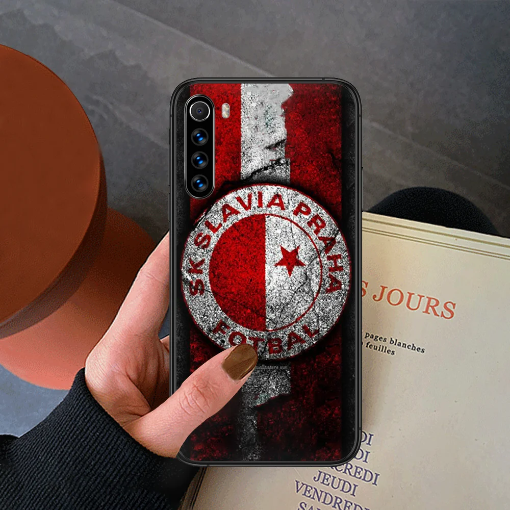 

Sk Slavia Praha Czech Republic Phone Case For Xiaomi Redmi Note 7 8 8T 9 9S 4X 7 7A 9A K30 Pro Ultra black Cell 3D Shell Pretty