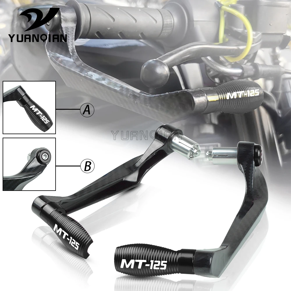 

FOR YAMAHA MT125 MT-125 Motorcycle Handlebar Grips Guard Brake Clutch Levers Handguards Protector MT 125 2014-2018 2015 2016 17