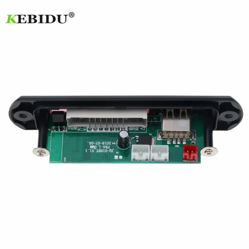 Плата декодера Kebidu MP3 WMA беспроводной аудио модуль Bluetooth USB TF радио 12 В для